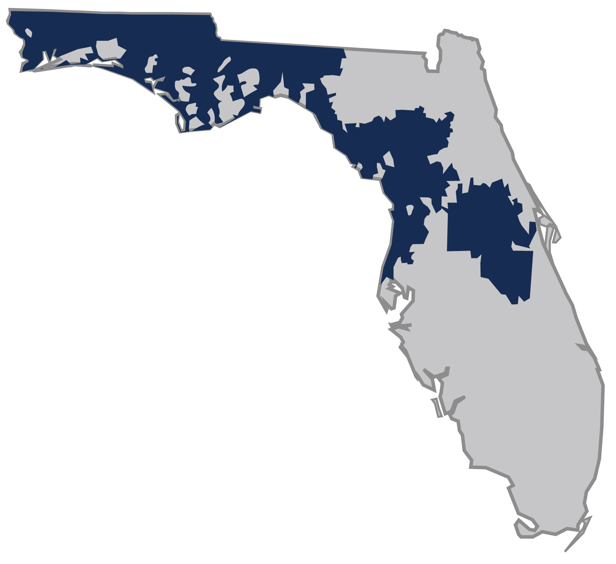 A map shows WID Central Florida's territory, which includes much of the west and central sections of Florida.